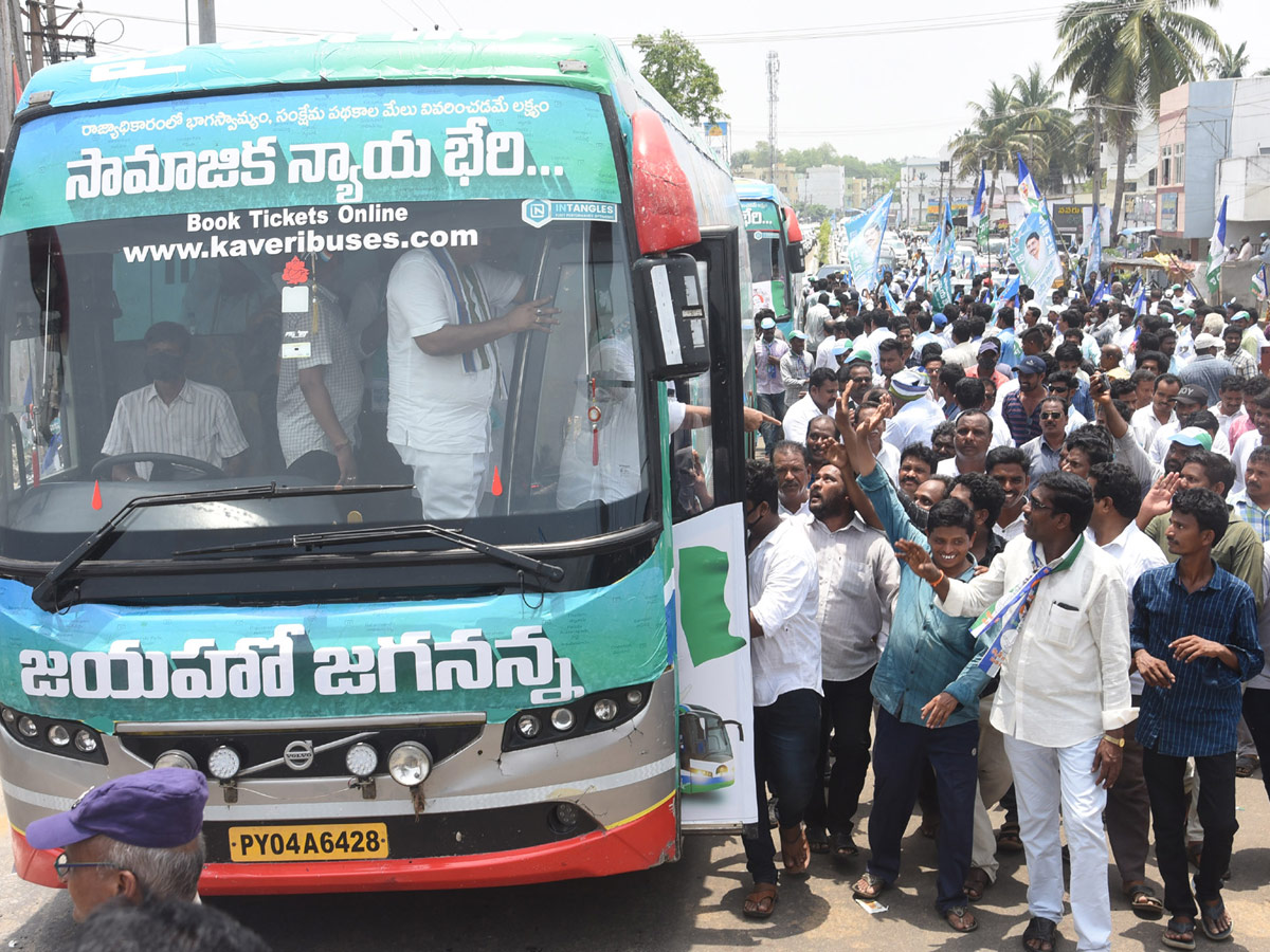 Samajika Nyaya Bheri Bus Yatra First Day Photo Highlights - Sakshi13