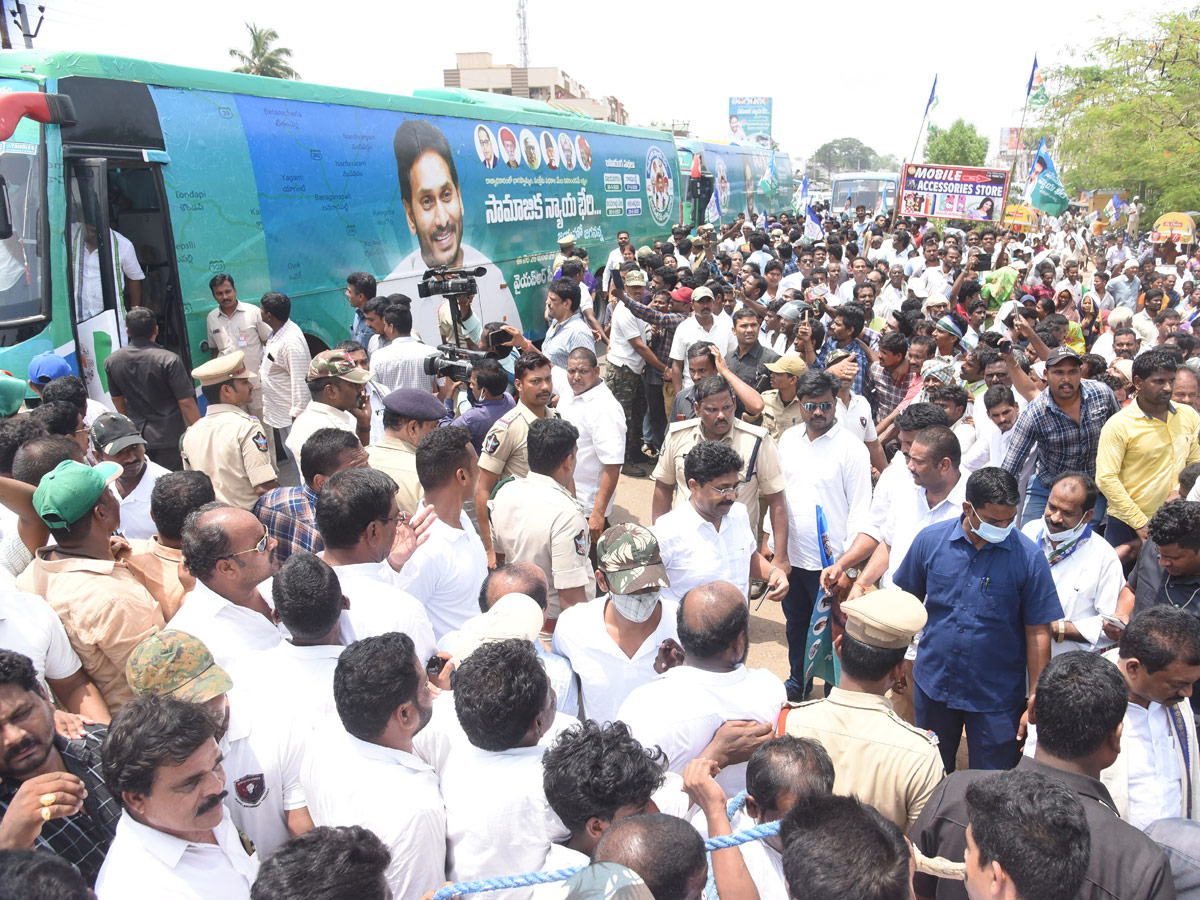 Samajika Nyaya Bheri Bus Yatra First Day Photo Highlights - Sakshi8