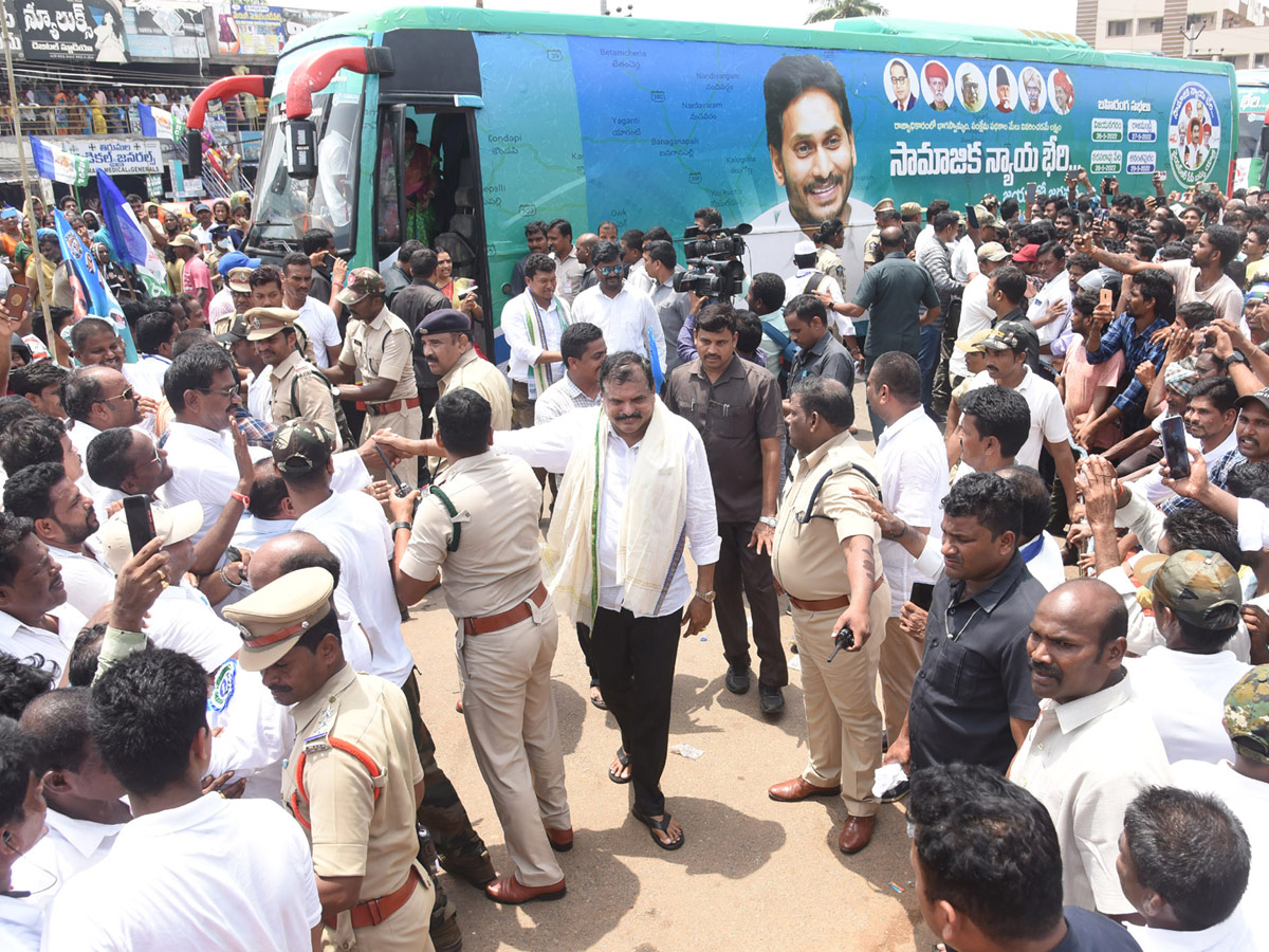 Samajika Nyaya Bheri Bus Yatra First Day Photo Highlights - Sakshi9