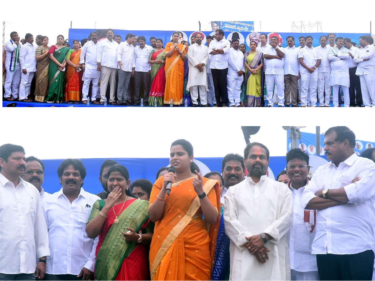 Samajika Nyaya Bheri Bus Yatra second Day Photo Highlights - Sakshi19