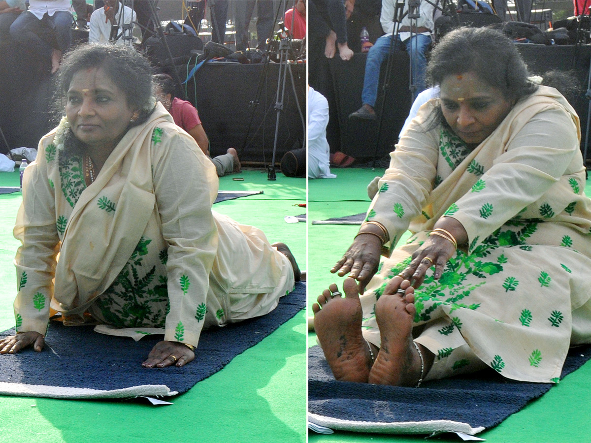 Thousands Participate In Yoga Utsav At Hyderabad LB Stadium Photo Gallery - Sakshi21
