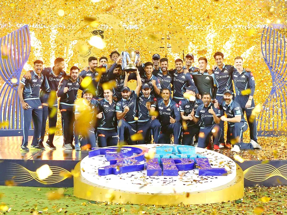 IPL 2022 Winner Gujarat Titans HD Photos - Sakshi1