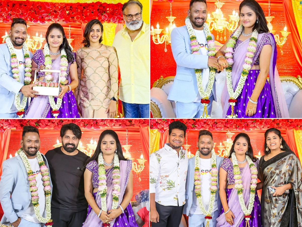 Jabardasth Kiraak Rp Engagement Photos   - Sakshi1