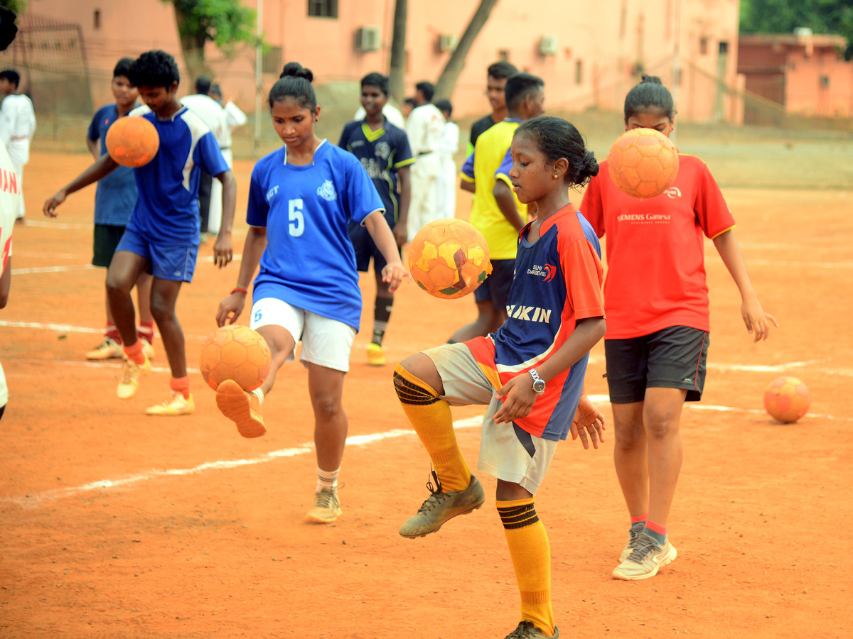 Minister Roja Playing Basket Ball Cricket and Archery game In Vijayawada Corporate Ground photo Gallery - Sakshi15