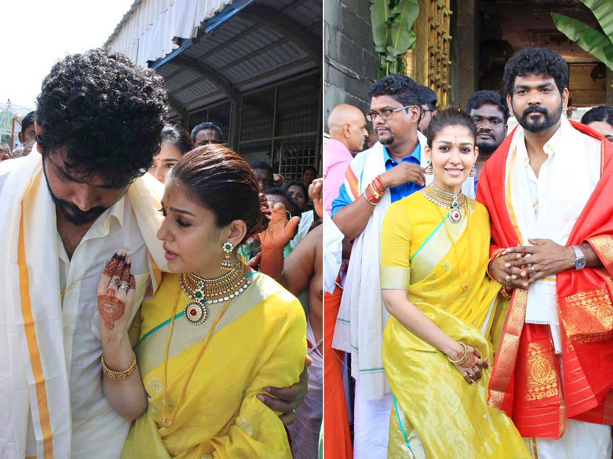 Newly Wed Couple Nayanthara Vignesh Shivan Visits Tirumala photo Gallery - Sakshi1