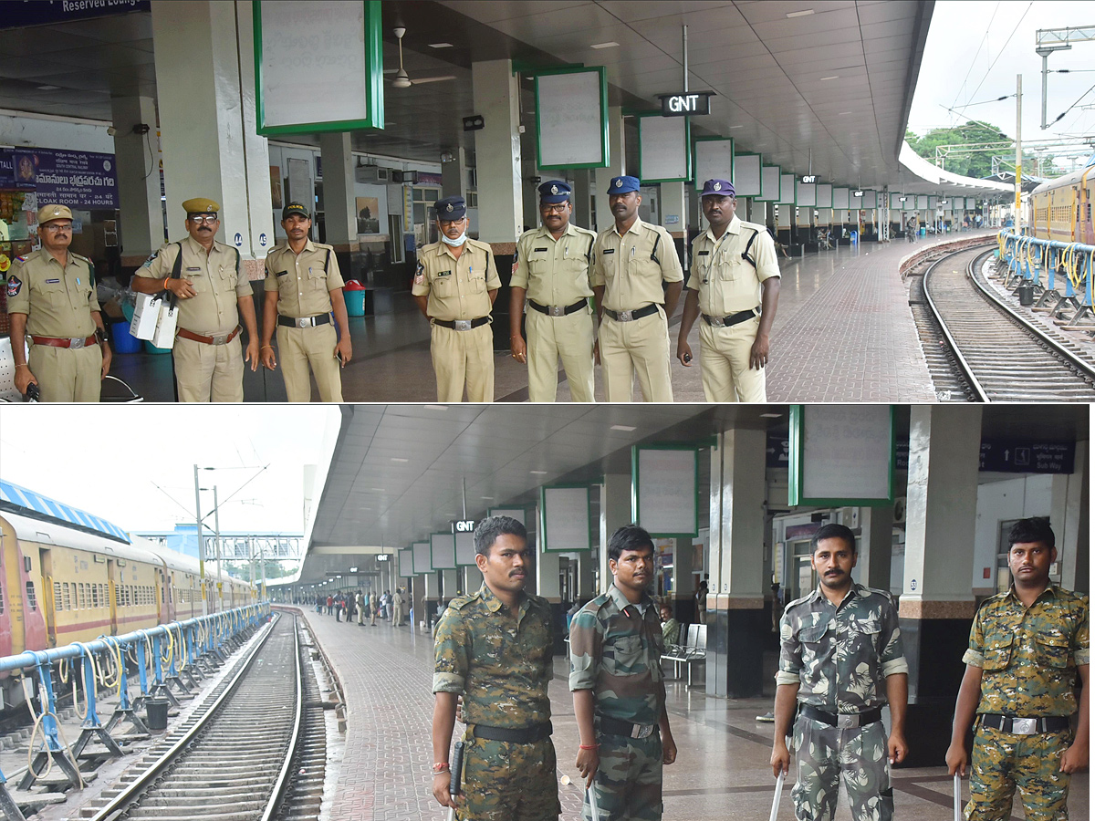 AP Cities on High Alert Security Beefed at Major Railway stations Photo Gallery - Sakshi1