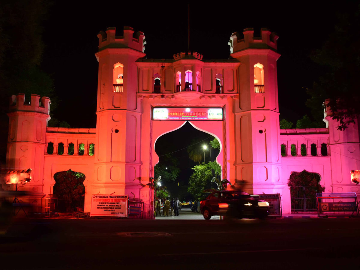 Hyderabad Decked Up With Colorful Lights To Mark Telangana Formation Day Photo Gallery - Sakshi7