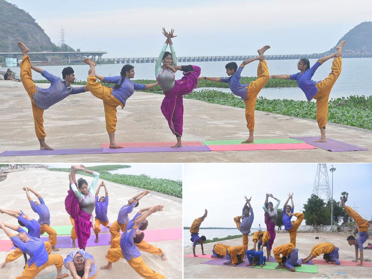 childrens performing yoga asanas at Vijayawada Photo Gallery - Sakshi1