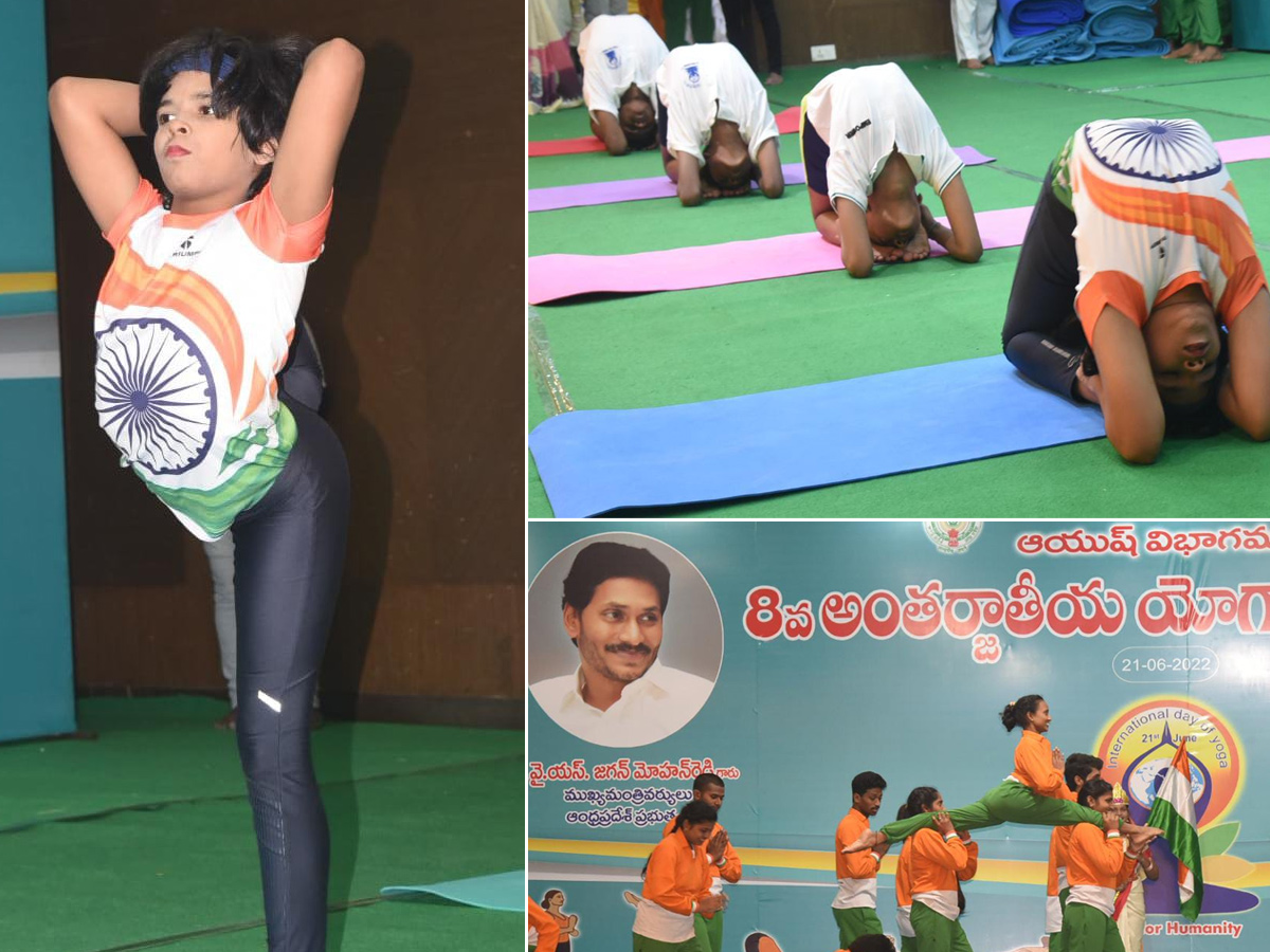 AP minister vidadala rajini participated in International yoga Day 2022 photo Gallery - Sakshi12