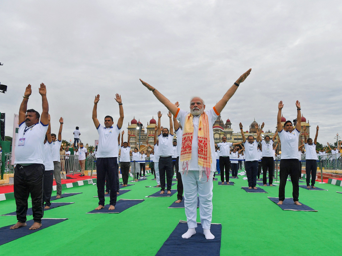 International Yoga Day 2022 Photo Gallery - Sakshi1