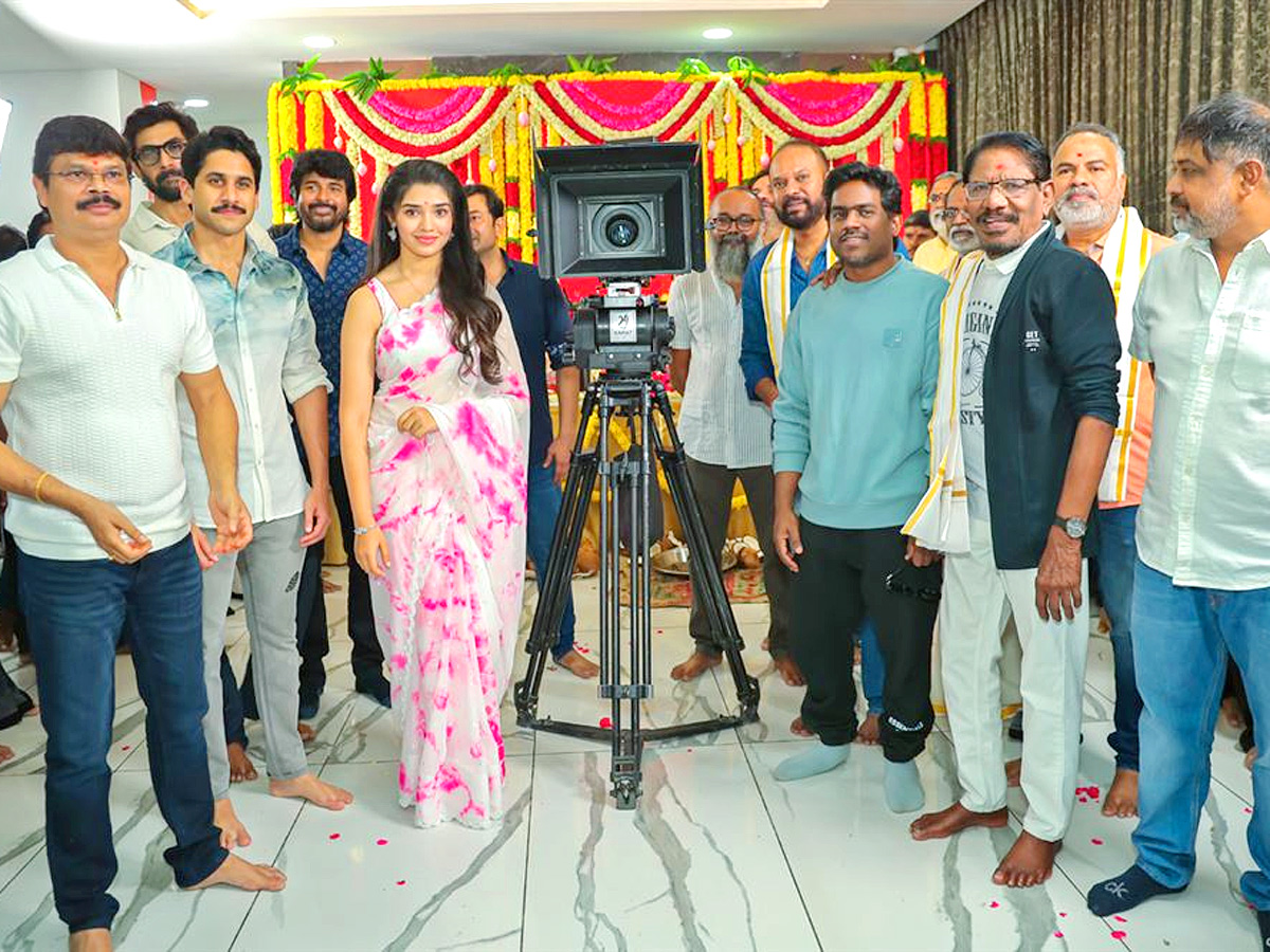 Naga Chaitanya Krithi Shetty Movie Opening Stills - Sakshi5