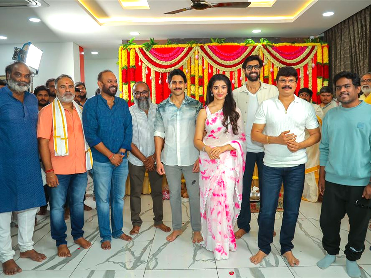 Naga Chaitanya Krithi Shetty Movie Opening Stills - Sakshi6