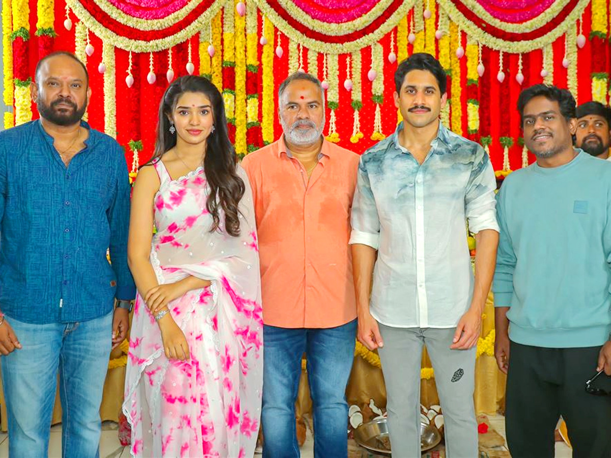 Naga Chaitanya Krithi Shetty Movie Opening Stills - Sakshi7