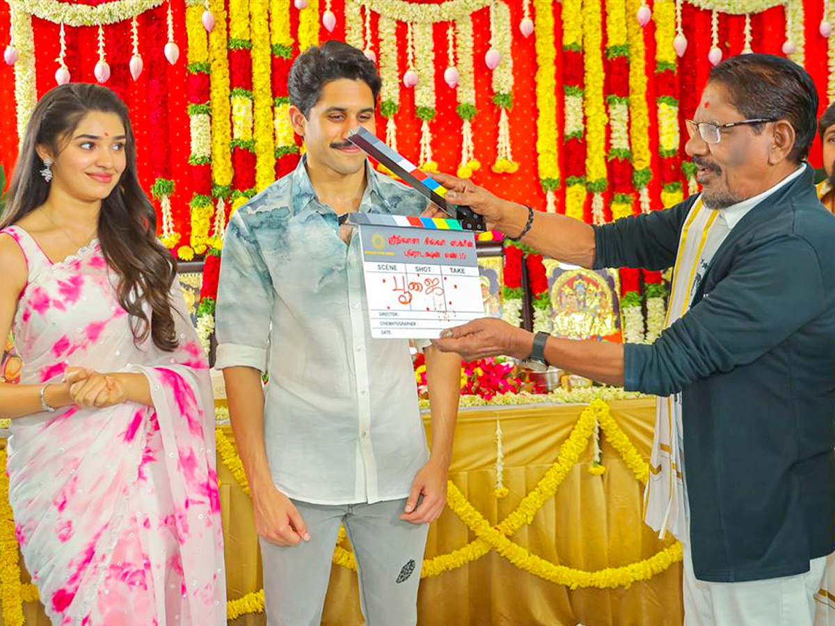 Naga Chaitanya Krithi Shetty Movie Opening Stills - Sakshi8