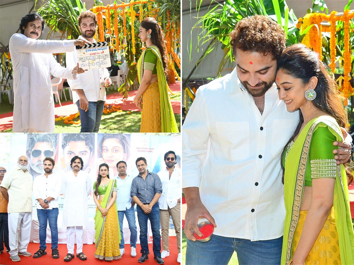 Pawan Kalyan launches Vishwak Sen Aishwarya Arjun Movie - Sakshi1