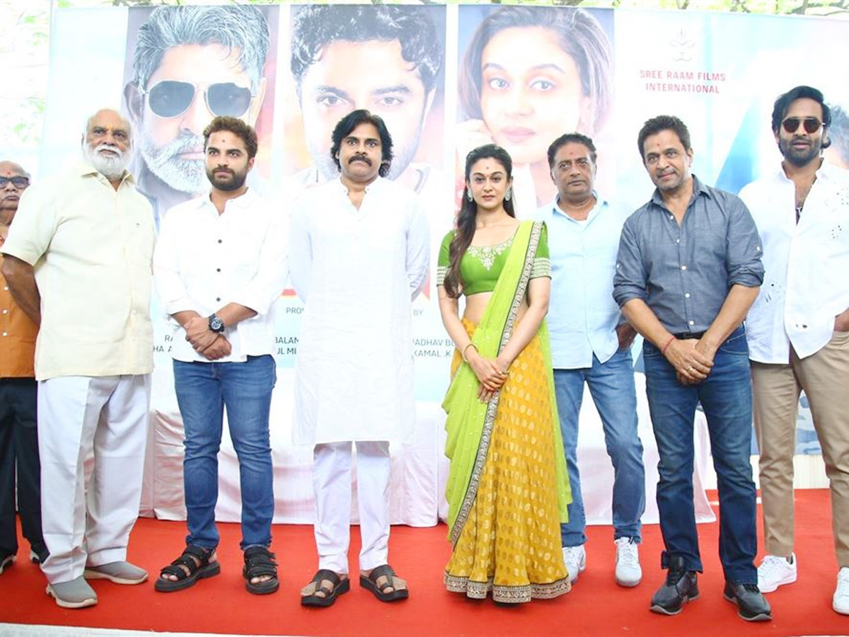 Pawan Kalyan launches Vishwak Sen Aishwarya Arjun Movie - Sakshi9