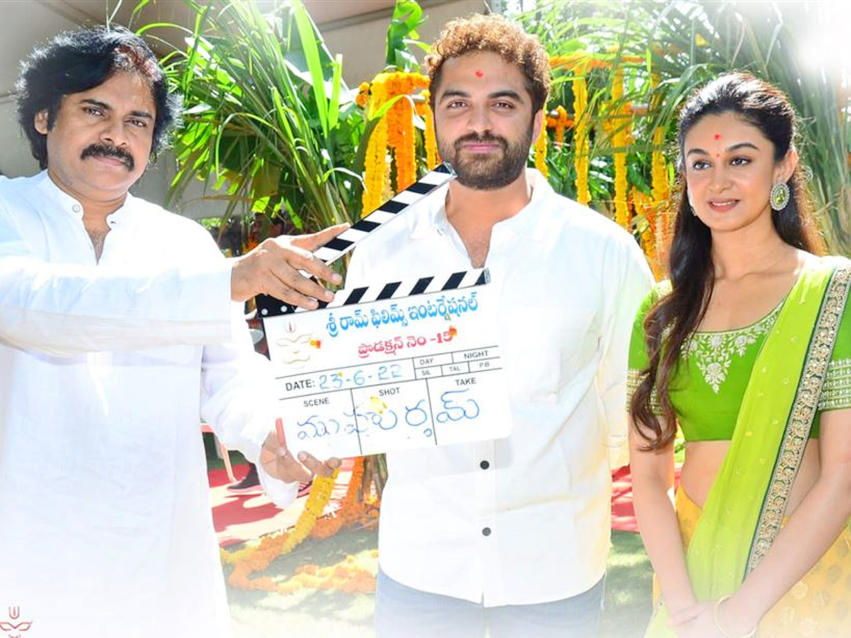 Pawan Kalyan launches Vishwak Sen Aishwarya Arjun Movie - Sakshi4