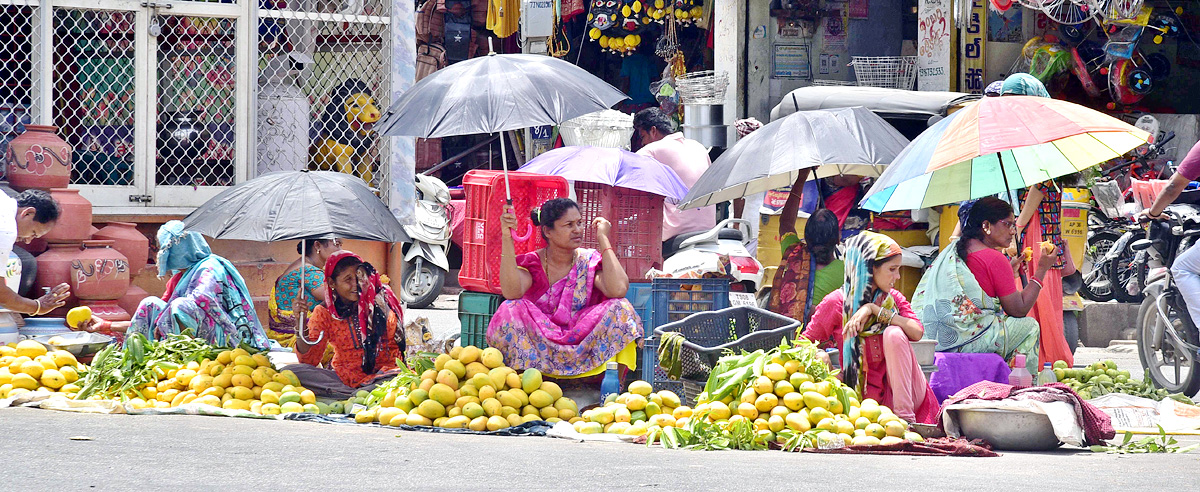 Heavy Summer Temperatures In Telangana And Andhra Pradesh - Sakshi13