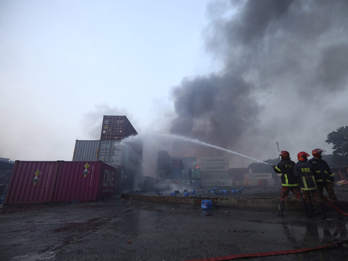 Bangladesh container depot fire Photo Gallery - Sakshi9