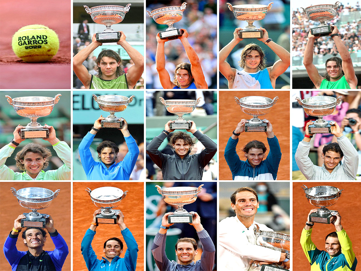 Rafael Nadal wins 22nd Grand Slam title and 14th French Open - Sakshi1