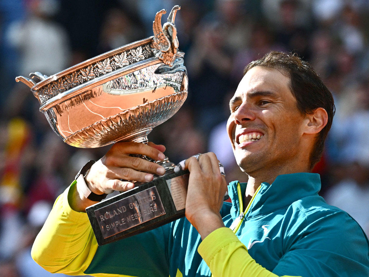 Rafael Nadal wins 22nd Grand Slam title and 14th French Open - Sakshi2