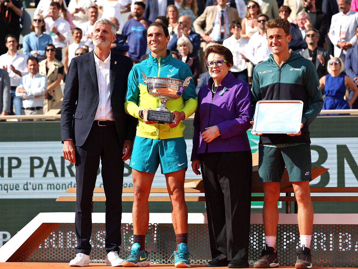 Rafael Nadal wins 22nd Grand Slam title and 14th French Open - Sakshi6