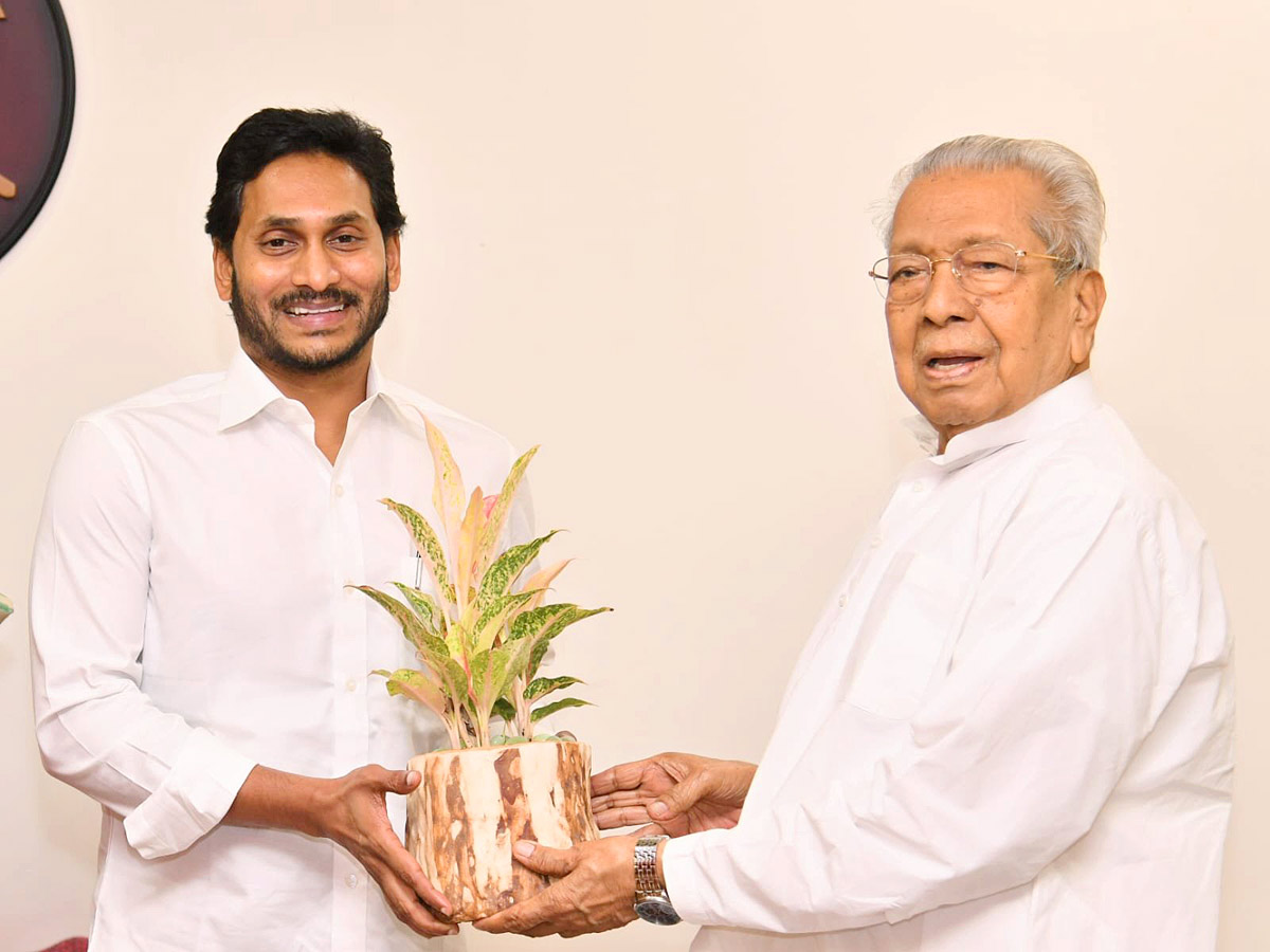 CM YS Jagan Meets AP Governor Biswabhusan Harichandan - Sakshi3