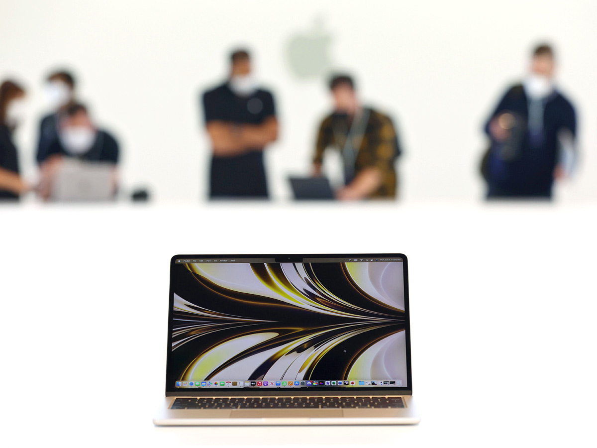 WWDC 2022 Apple unveils new M2 MacBook Air Photos - Sakshi15