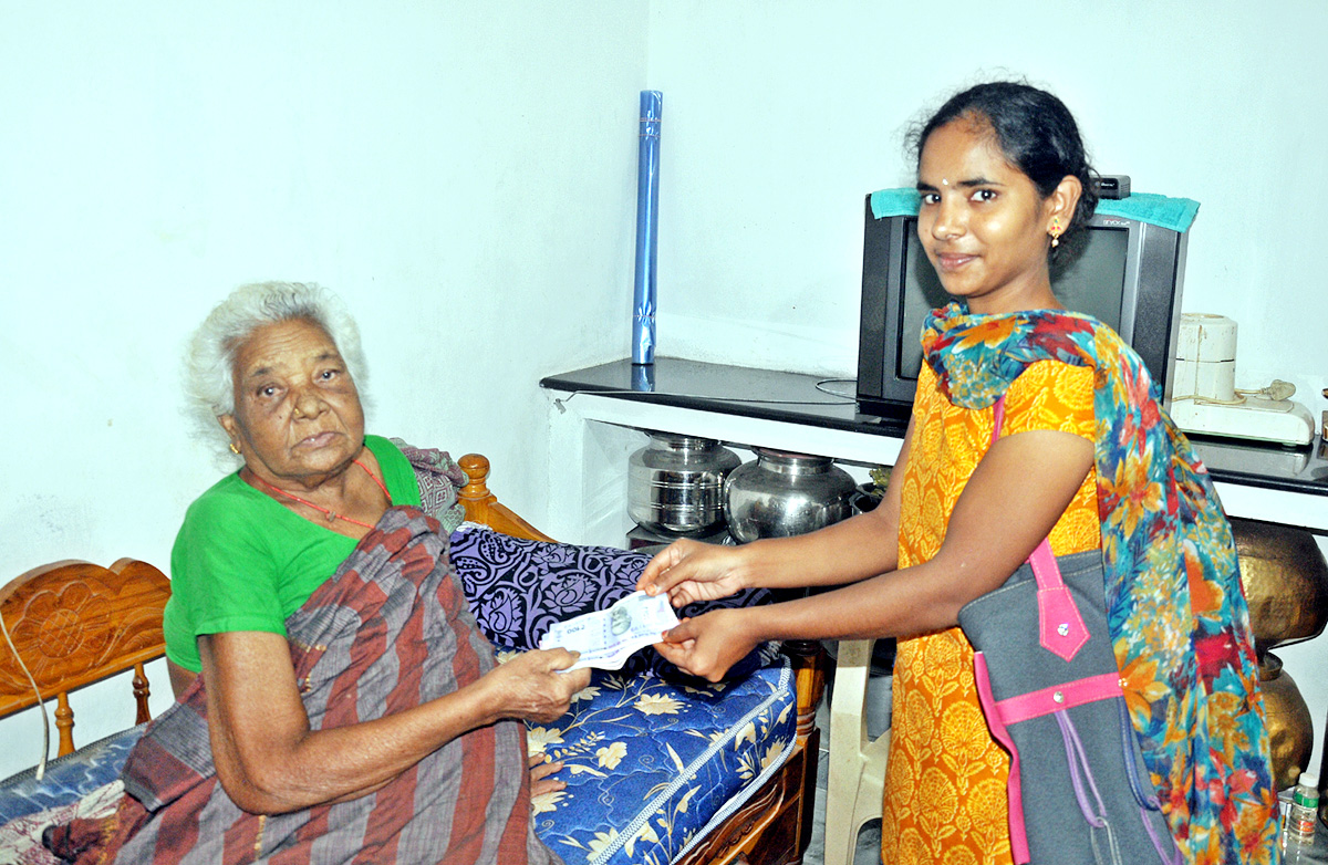 YSR Pension Kanuka Distribution in AP - Sakshi23