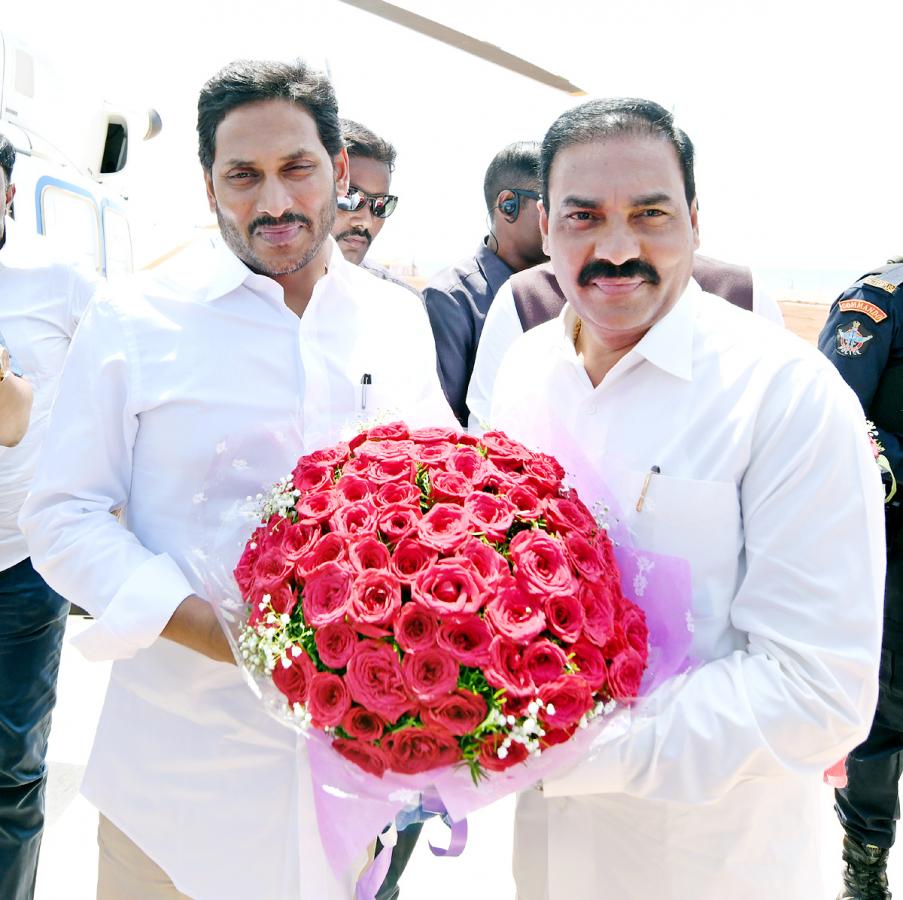 AP CM YS Jagan at Ramayapatnam Port Bhoomi Pooja  - Sakshi2