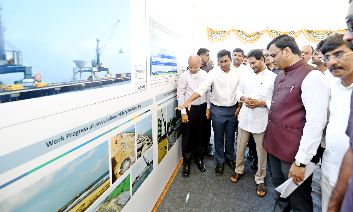 AP CM YS Jagan at Ramayapatnam Port Bhoomi Pooja  - Sakshi14