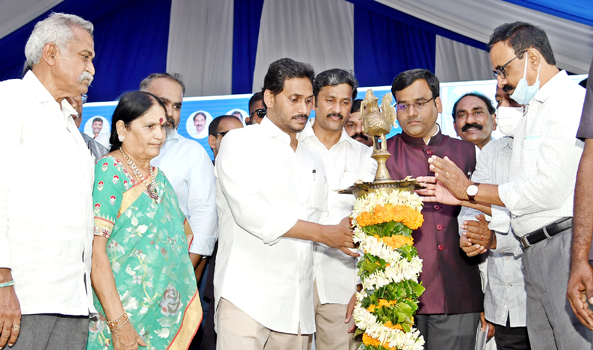 AP CM YS Jagan at Ramayapatnam Port Bhoomi Pooja  - Sakshi17