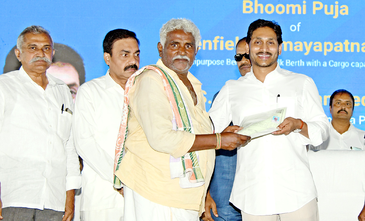 AP CM YS Jagan at Ramayapatnam Port Bhoomi Pooja  - Sakshi27