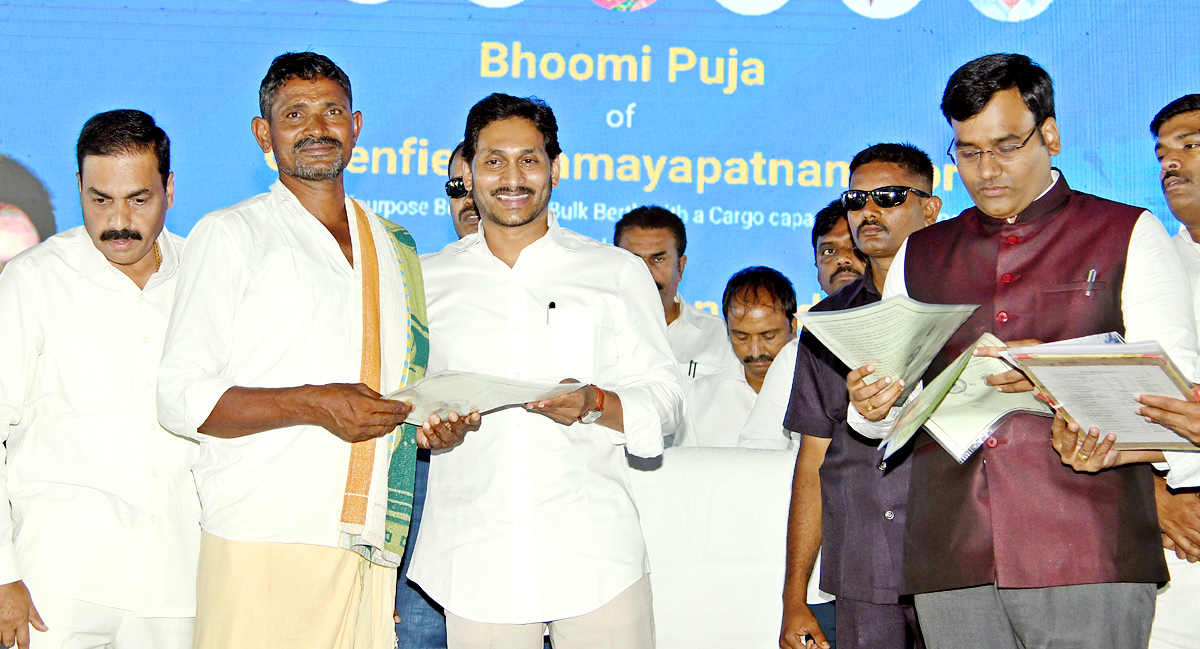 AP CM YS Jagan at Ramayapatnam Port Bhoomi Pooja  - Sakshi29