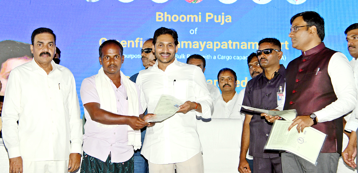 AP CM YS Jagan at Ramayapatnam Port Bhoomi Pooja  - Sakshi30