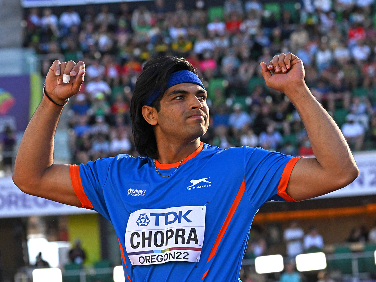 World Athletics Championship 2022: Silver Medalist Neeraj Chopra Pics Goes Viral - Sakshi12