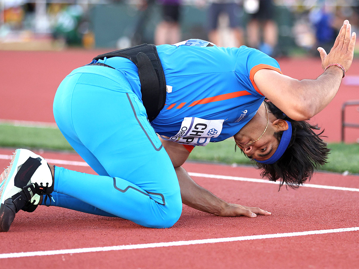 World Athletics Championship 2022: Silver Medalist Neeraj Chopra Pics Goes Viral - Sakshi13