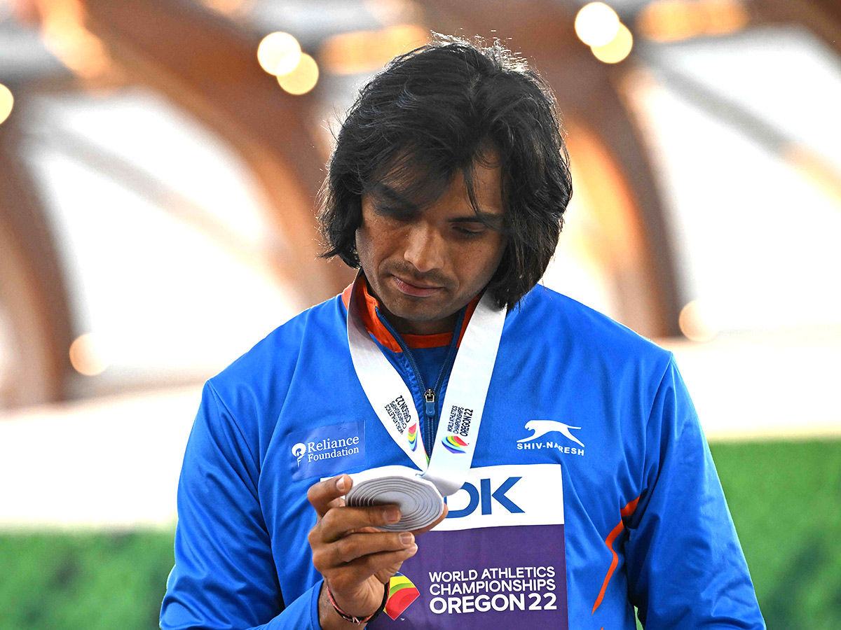 World Athletics Championship 2022: Silver Medalist Neeraj Chopra Pics Goes Viral - Sakshi15