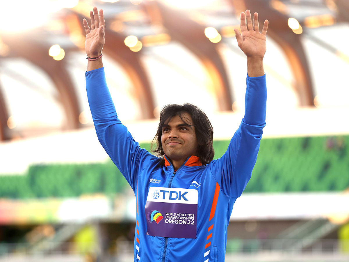 World Athletics Championship 2022: Silver Medalist Neeraj Chopra Pics Goes Viral - Sakshi3