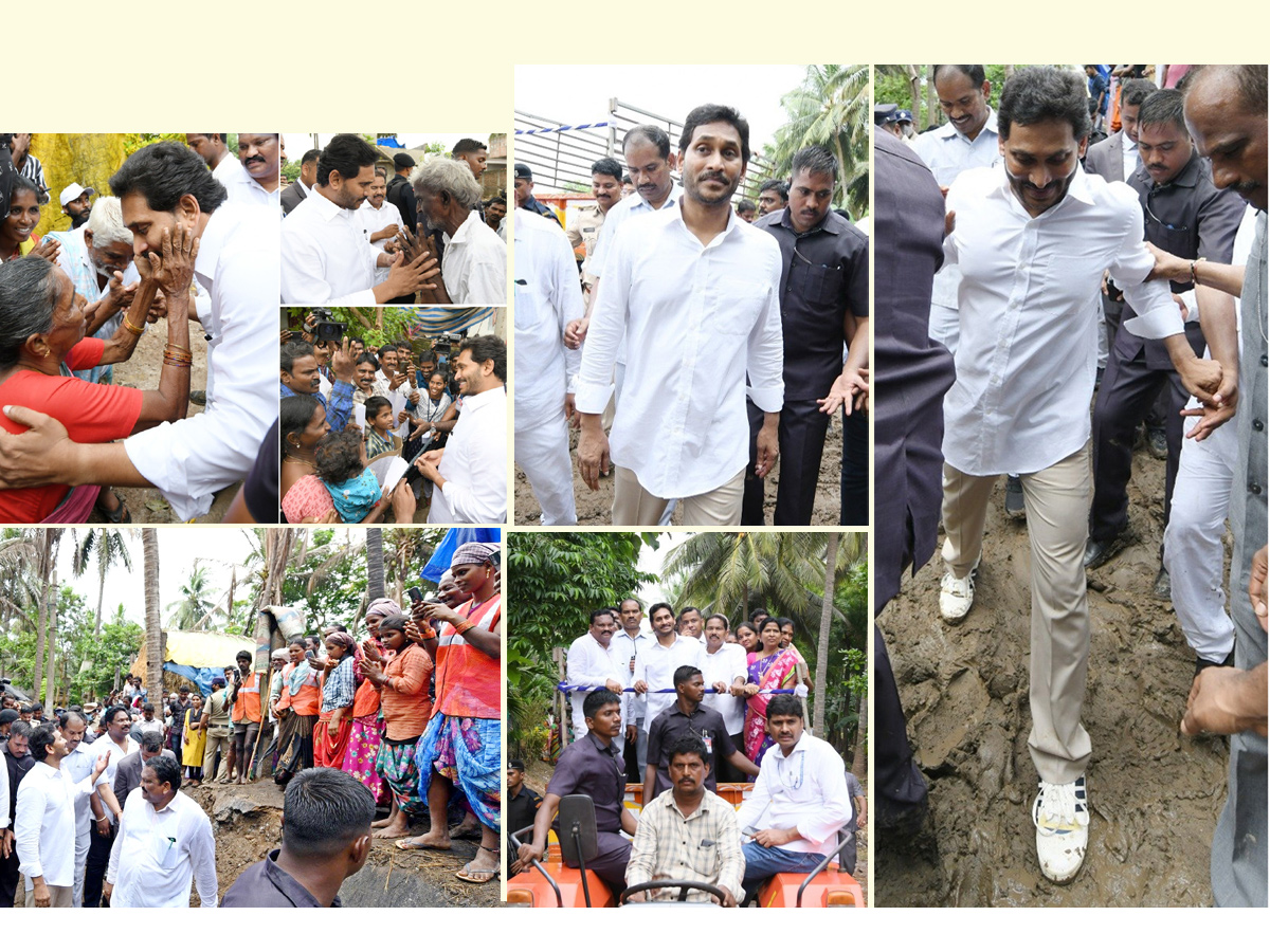 AP CM YS Jagan tours flood hit areas of Konaseema district Photo Gallery - Sakshi1