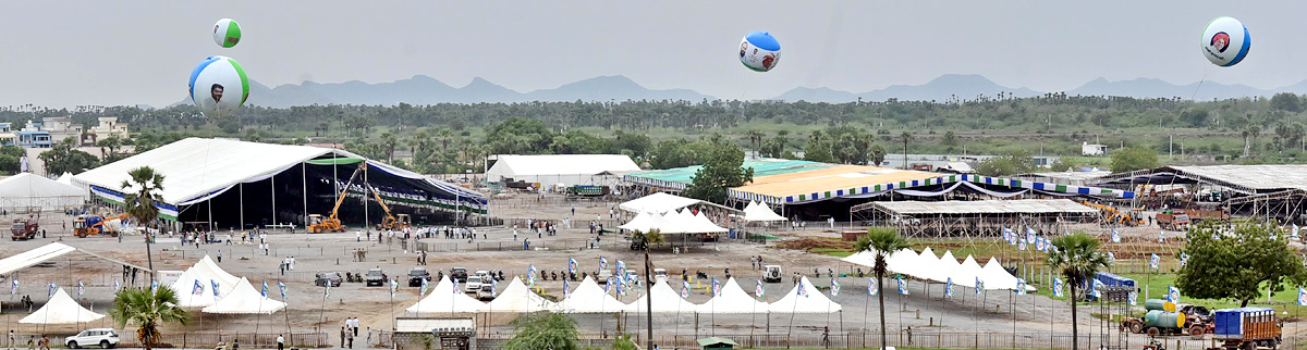 Grand Arrangements For YSRCP Plenary Meeting  - Sakshi9