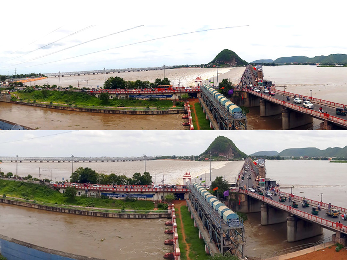 Heavy Flood Inflow to Krishna River Photo Gallery - Sakshi5