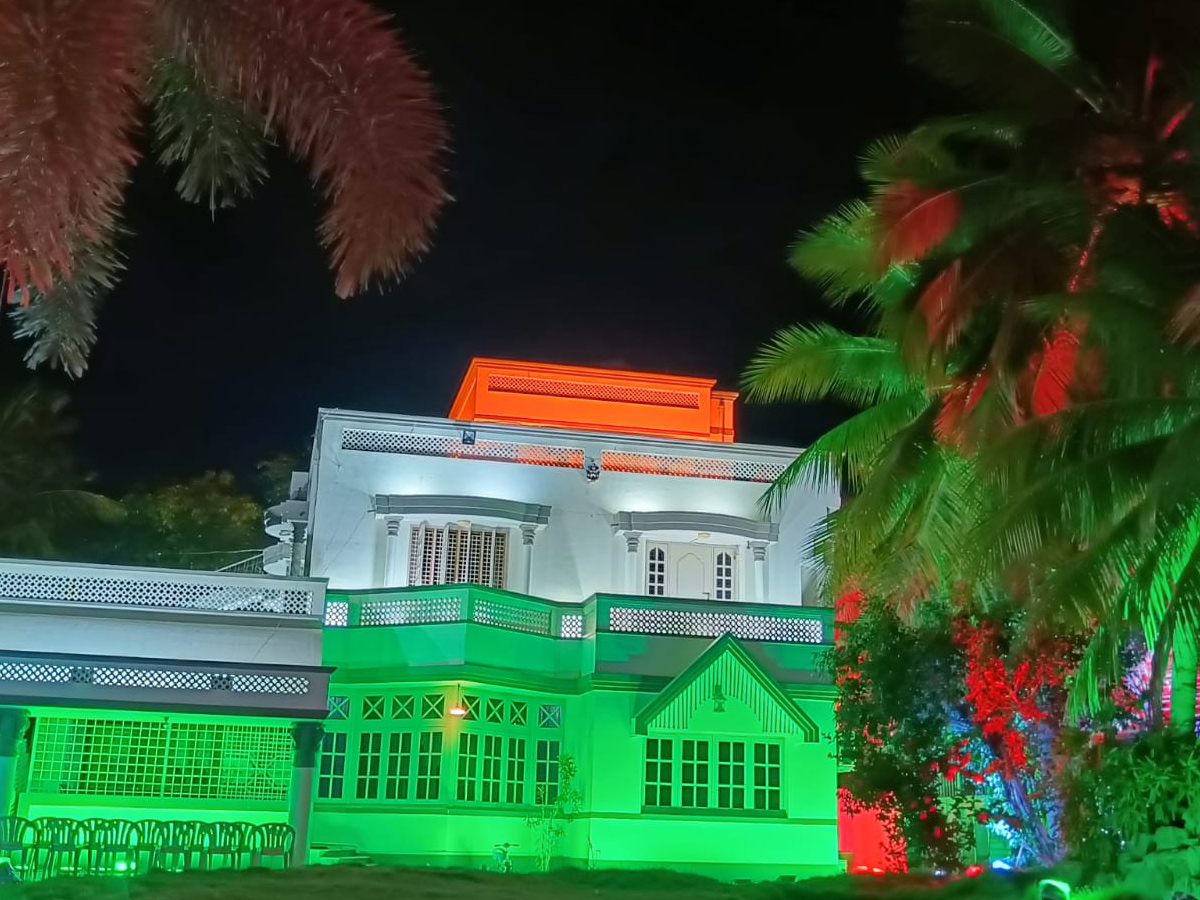 MLA Bhumana Karunakar Reddy House Lighting with National Flag Colours Photo Gallery - Sakshi8