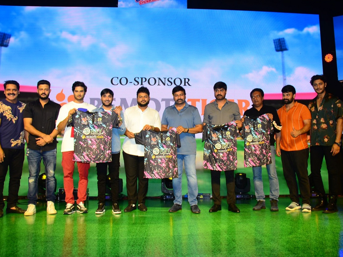 Celebrity Cricket Carnival Jersey And Trophy Launch by Mega Star Chiranjeevi Photo Gallery - Sakshi10