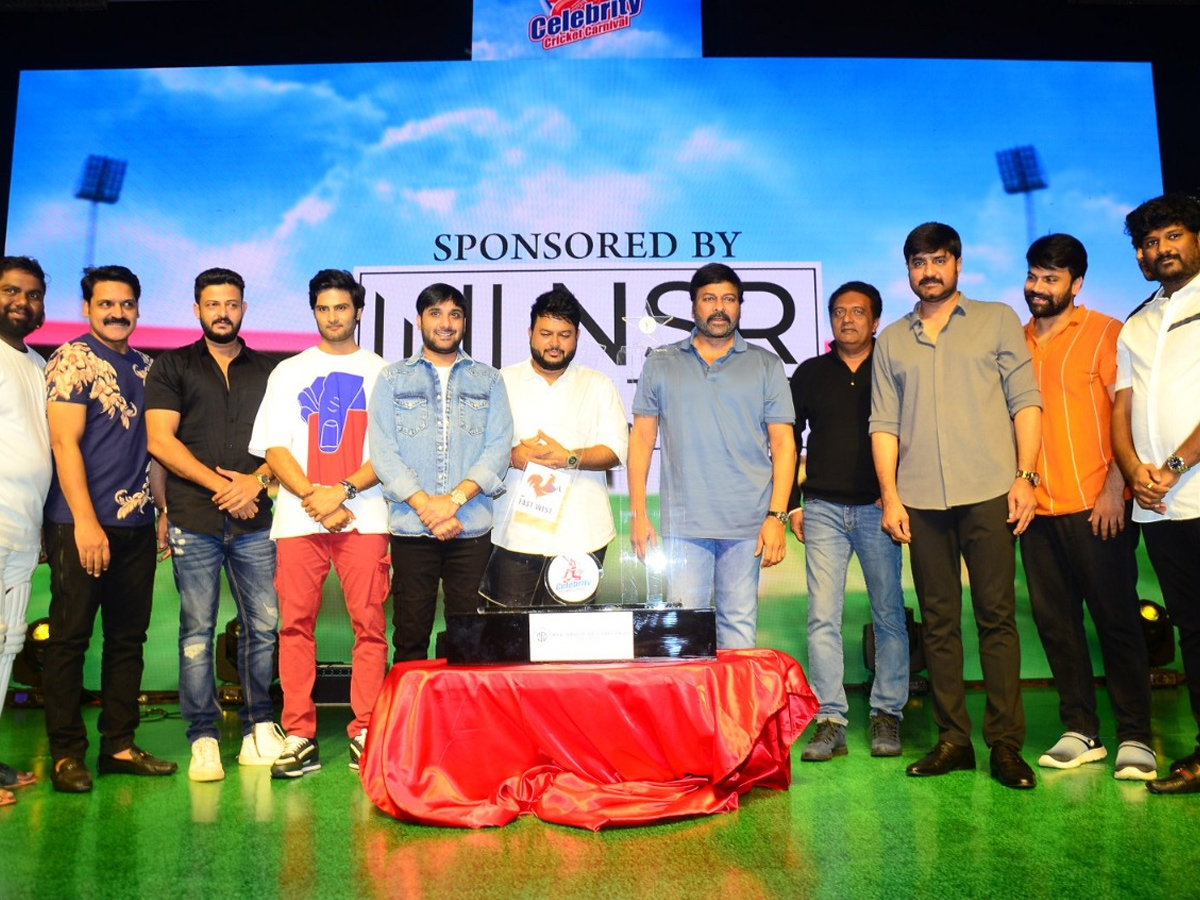 Celebrity Cricket Carnival Jersey And Trophy Launch by Mega Star Chiranjeevi Photo Gallery - Sakshi11