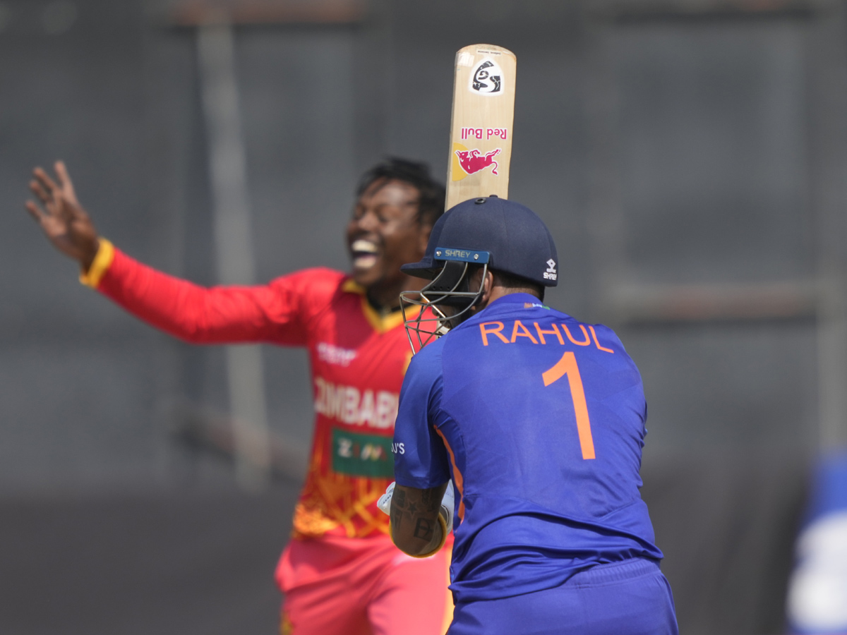 India win by five wickets with Zimbabwe Photo Gallery - Sakshi5