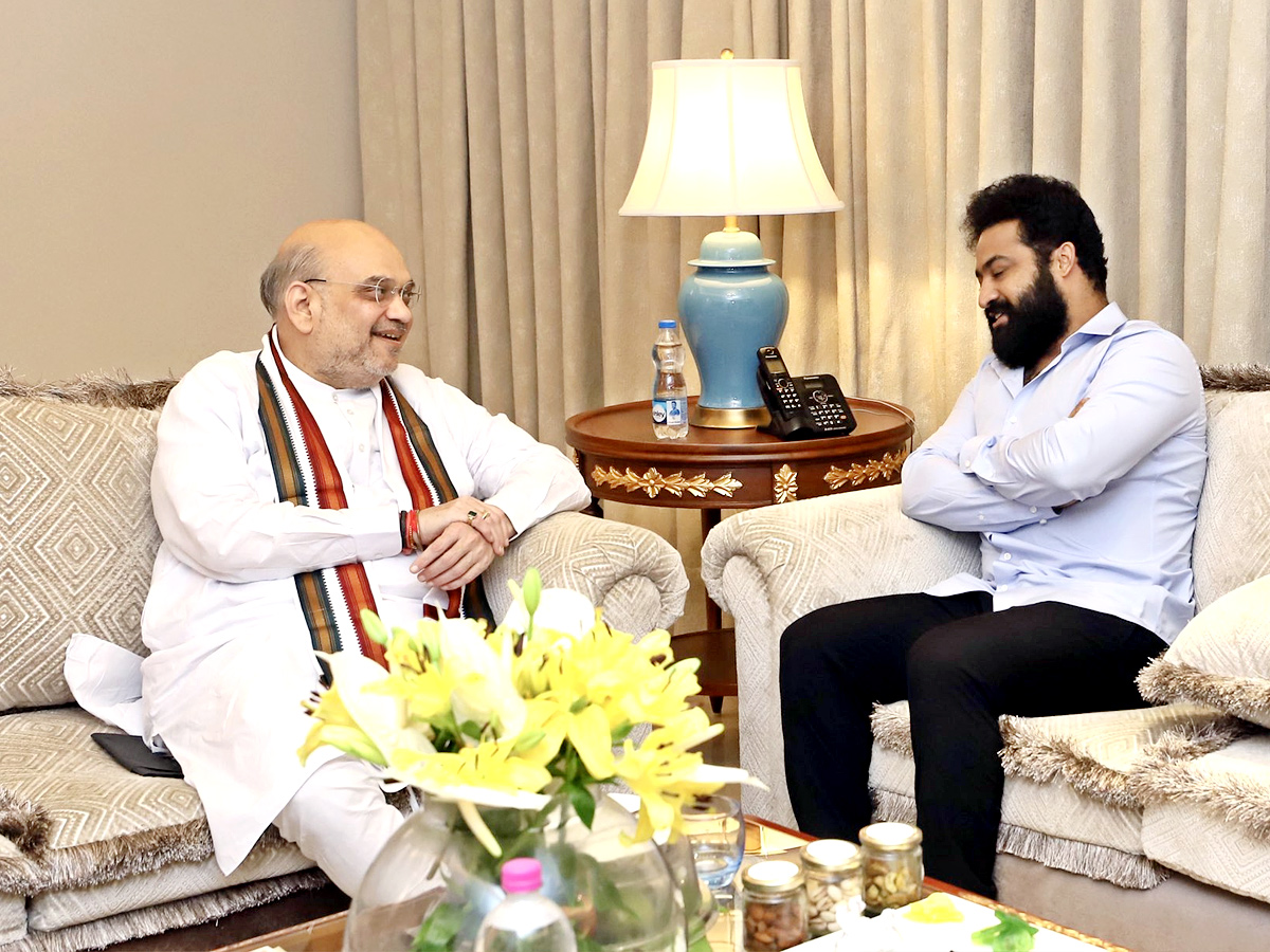  Junior NTR Meeting With Amit Shah Photos - Sakshi3