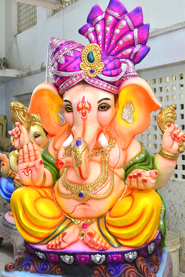 Ganesh Idols Ready For Chavithi Celebrations In Telugu States Photos - Sakshi21