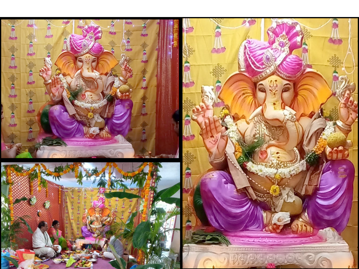 Ganesh Chaturdi Celebrations are Grand Across the Country Photo Gallery - Sakshi1