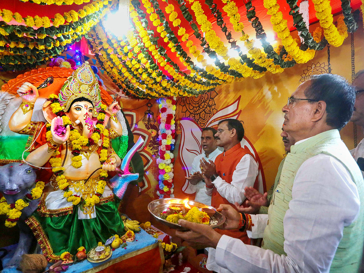 Ganesh Chaturdi Celebrations are Grand Across the Country Photo Gallery - Sakshi14